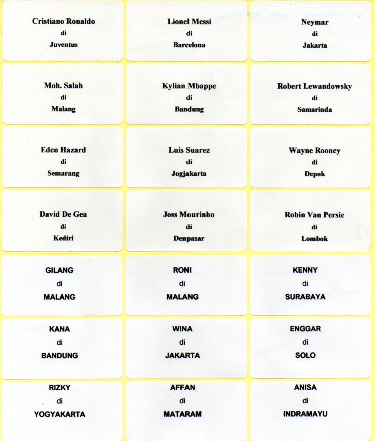 Label Undangan No. 103 ( 32 x 64 mm ) Polos